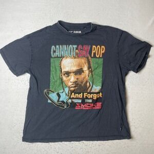 Pop Smoke Graphic T Shirt Black Size L Cannot Say Pop‎ And Forget The Smoke